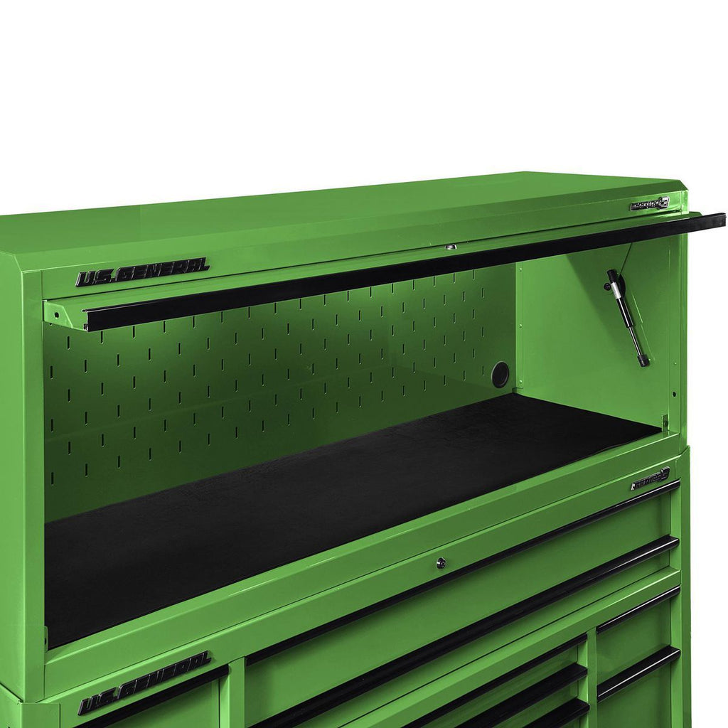 72 in. x 22 in. Green Work Center Hutch Z975