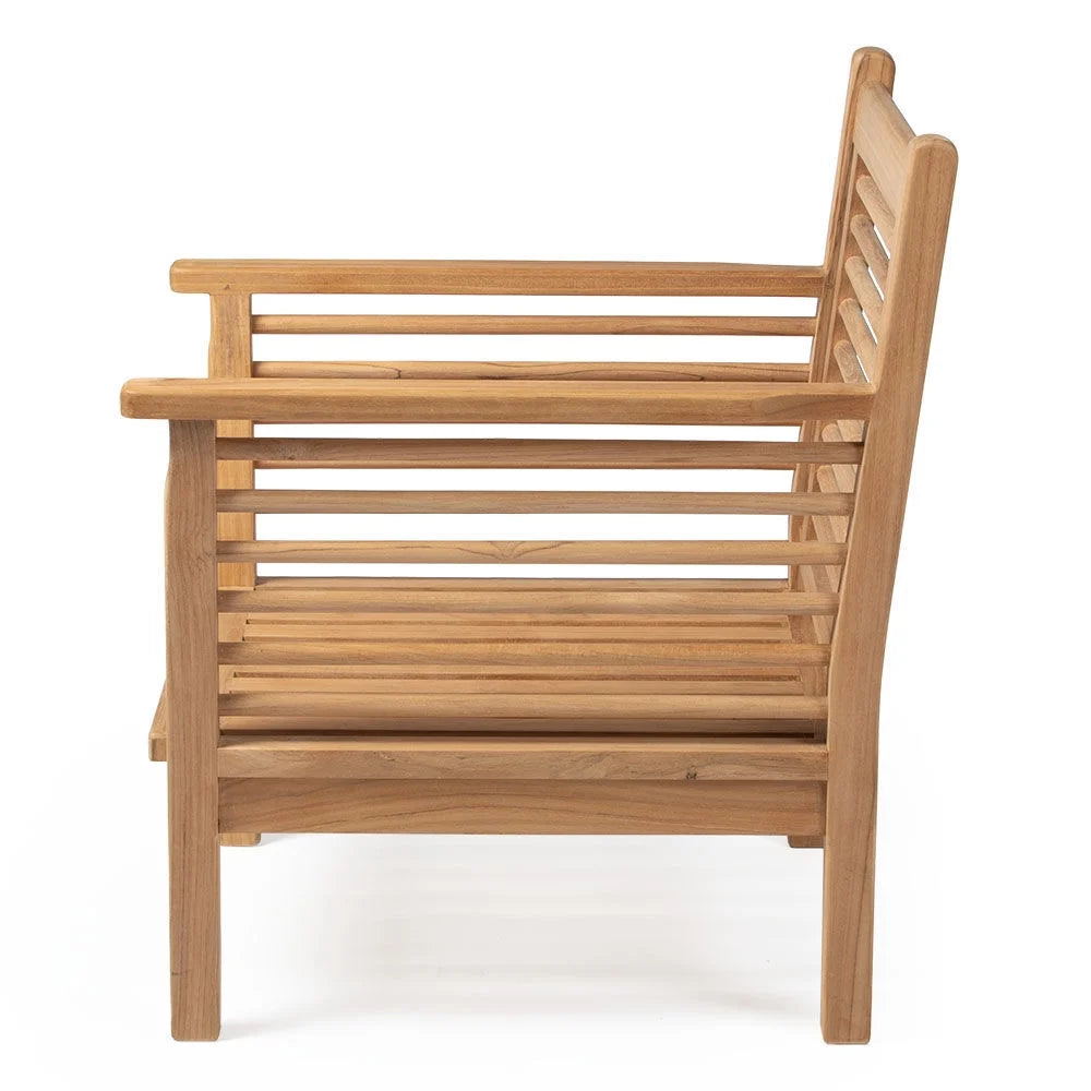 Grade A Teak Weather Resistant Solid Wood Lounge Chair D26536