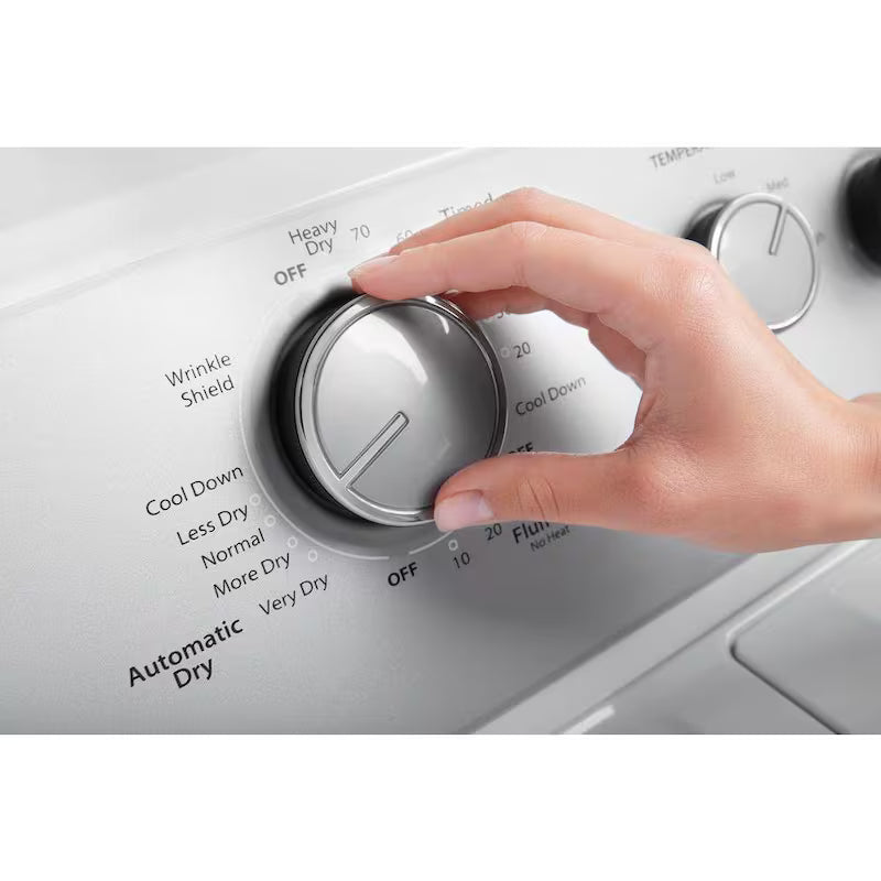 7.0 cu. ft. White Gas Dryer H9559