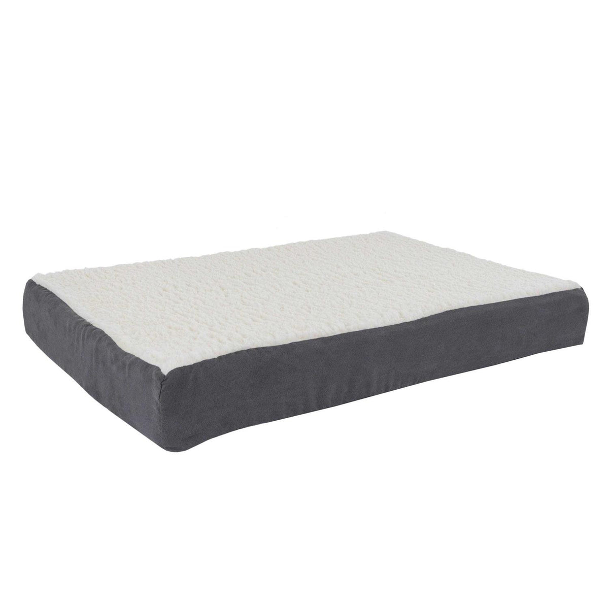 Sherpa Dog Bed with Memory Foam Cover S461