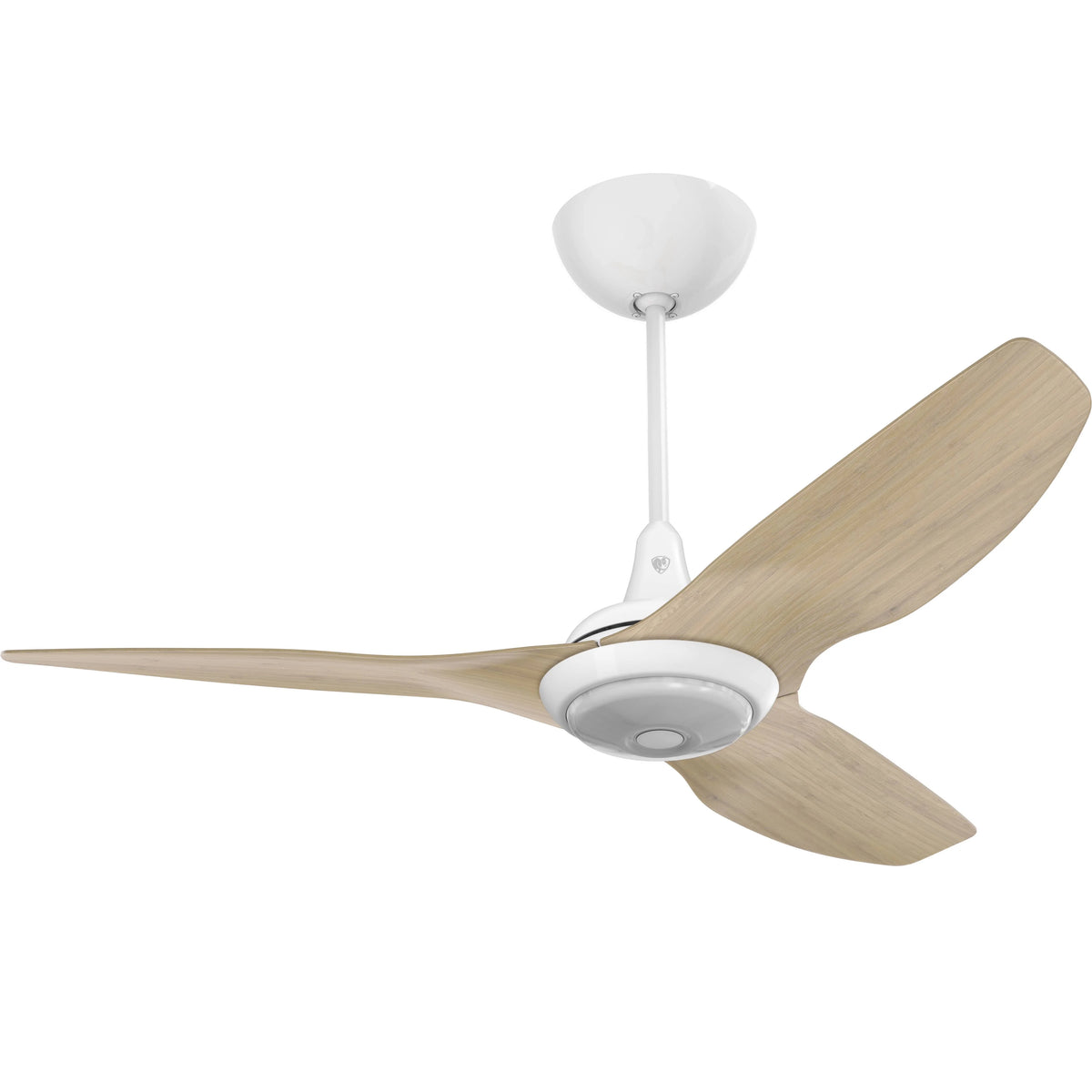52 Ceiling Fan with Bamboo Blades and White Finish P220