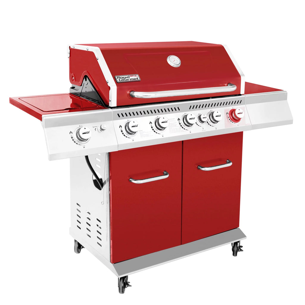 5-Burner Gas Grill with Rotisserie Kit L274118