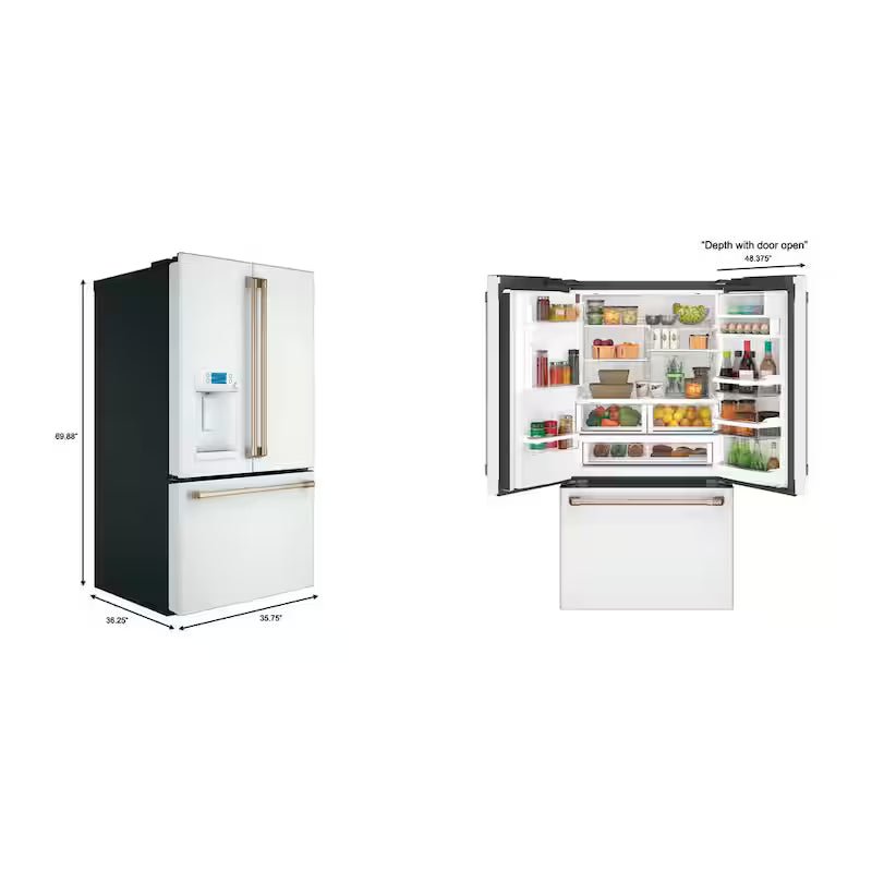 27.8 cu. ft. Smart French Door Refrigerator with Hot Water Dispenser I27183