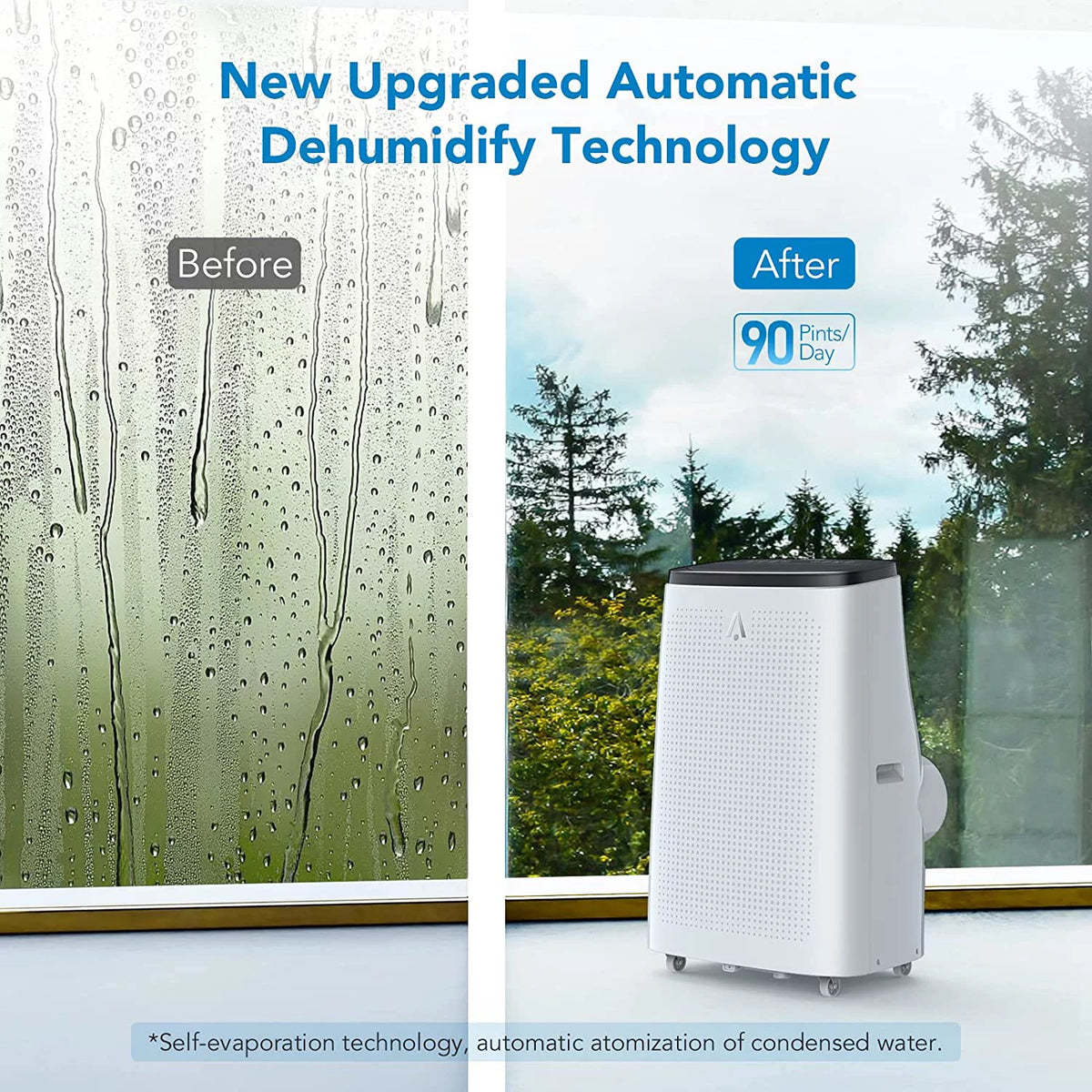 Portable Air Conditioner 8000 BTU White T6369