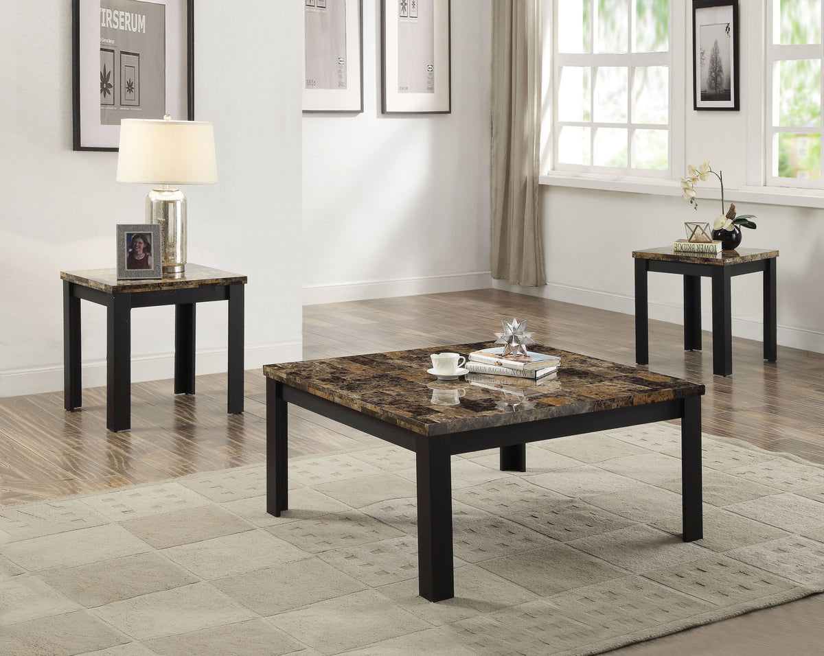 3 Piece Coffee and End Table Set W6117