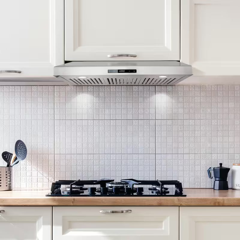 30 in. 500 CFM Ducted Under Cabinet Range Hood in Stainless Steel F15408