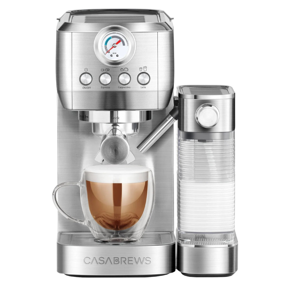 20 Bar Stainless Steel Espresso Machine with Milk Tank P2505