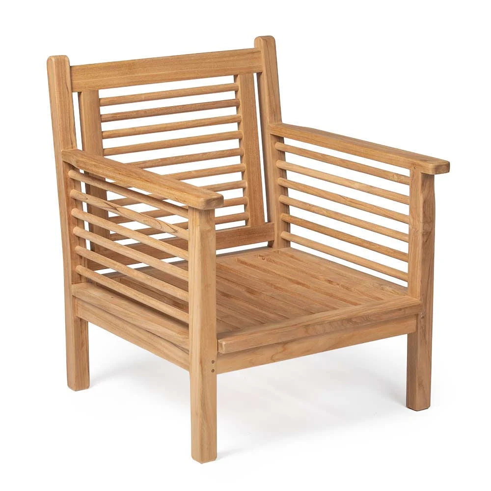 Grade A Teak Weather Resistant Solid Wood Lounge Chair D26536