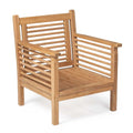 Grade A Teak Weather Resistant Solid Wood Lounge Chair D26536