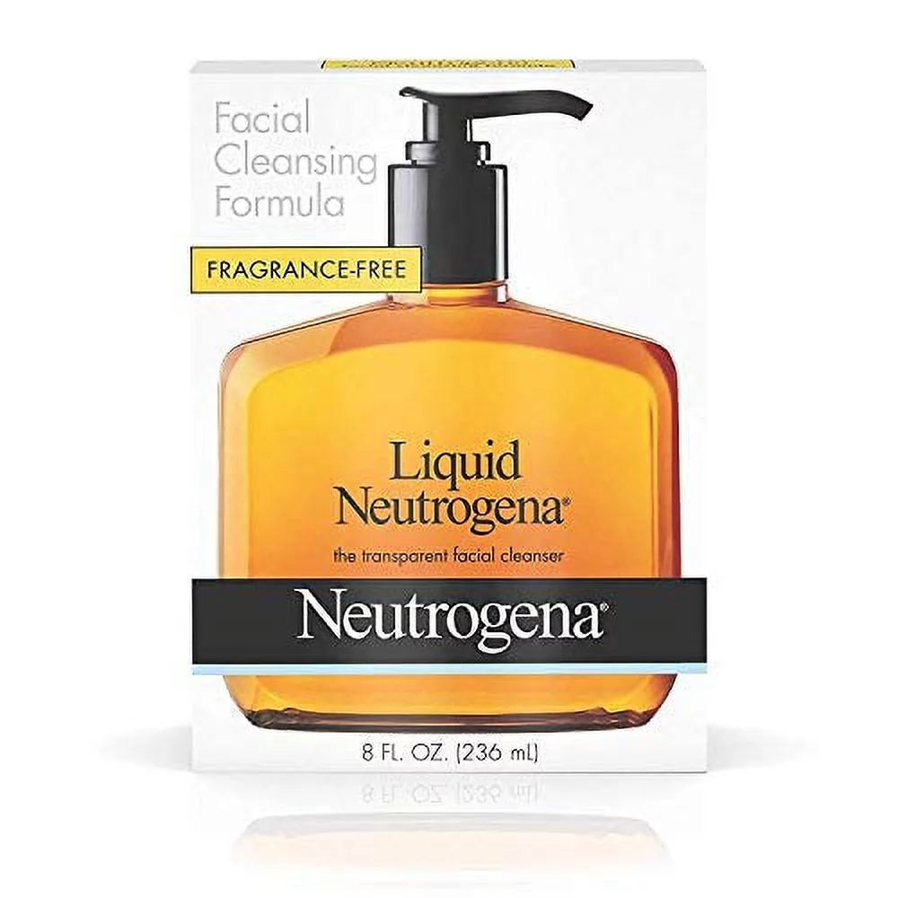 Fragrance Free Liquid Facial Cleansing Formula 8 Oz 2 Pack M9557