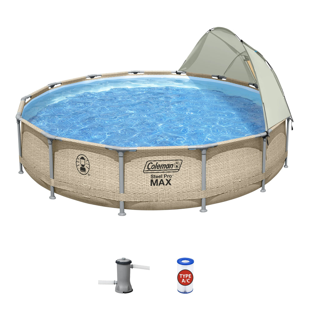 Round Metal Frame Above Ground Pool Set Q8871