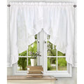 White 60" x 38" Curtain P9099