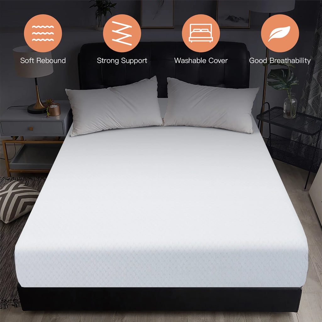 Twin Size 8'' Jacquard Foam Mattress Medium Firm K852