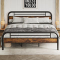 King Platform Bed Frame with Headboard M29427