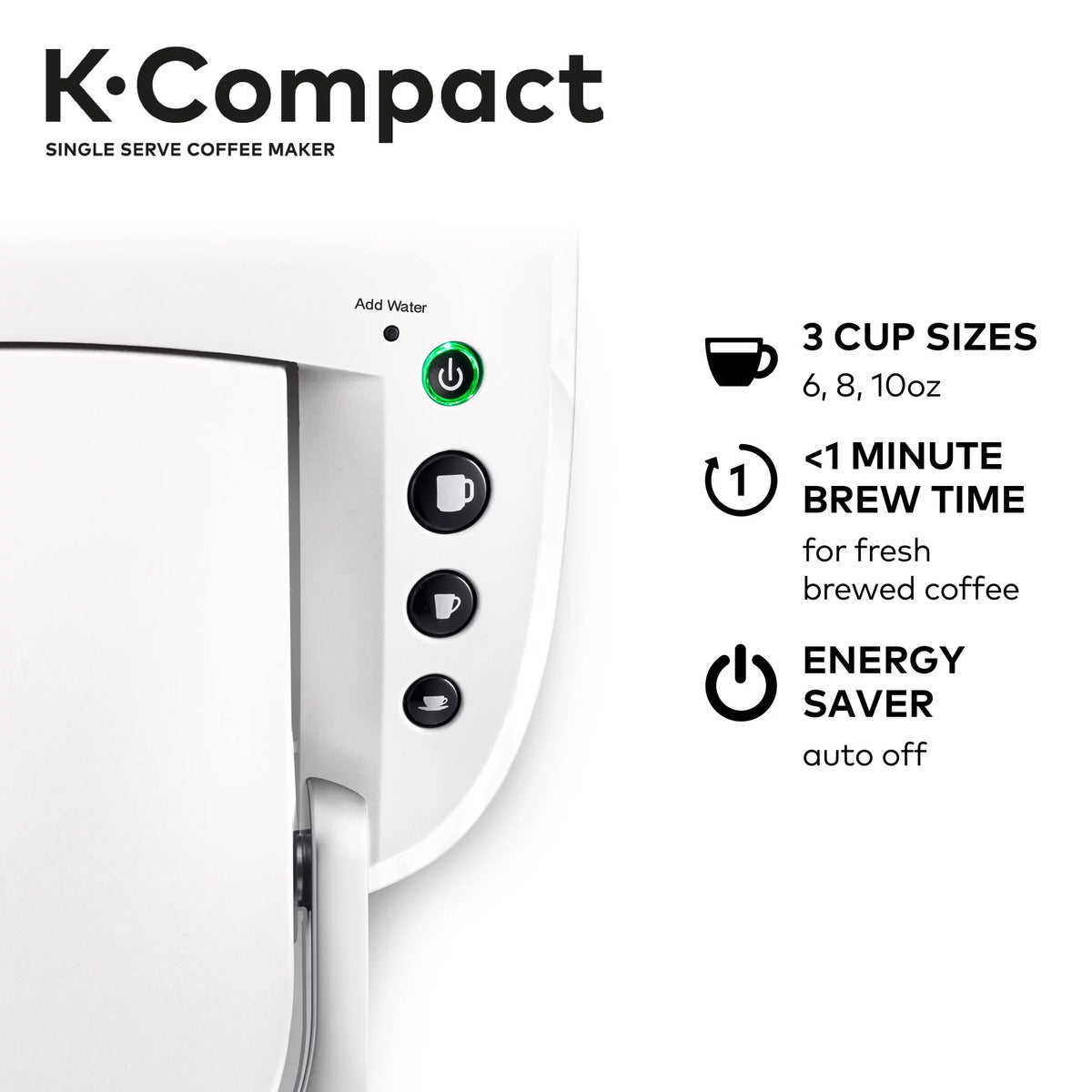 Single-Serve K-Cup Pod Coffee Maker V1006