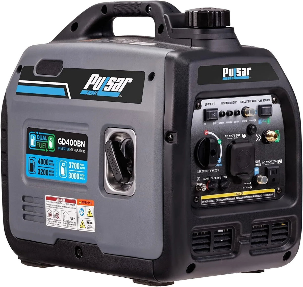 4000W Portable Dual Fuel Generator A8455