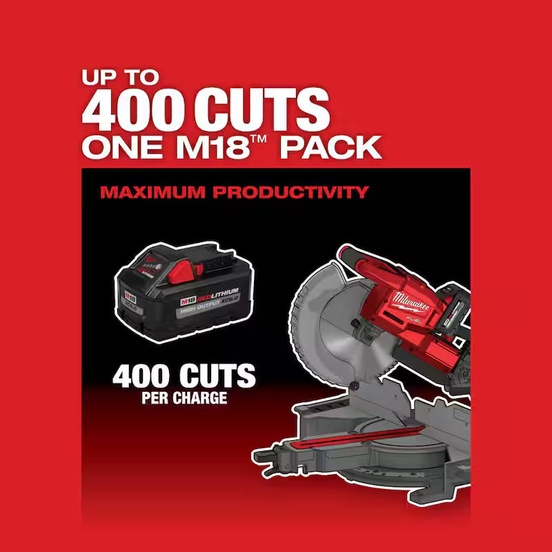 18V Lithium-Ion Brushless Cordless 10 in. Dual Bevel Sliding Compound Miter Saw W984
