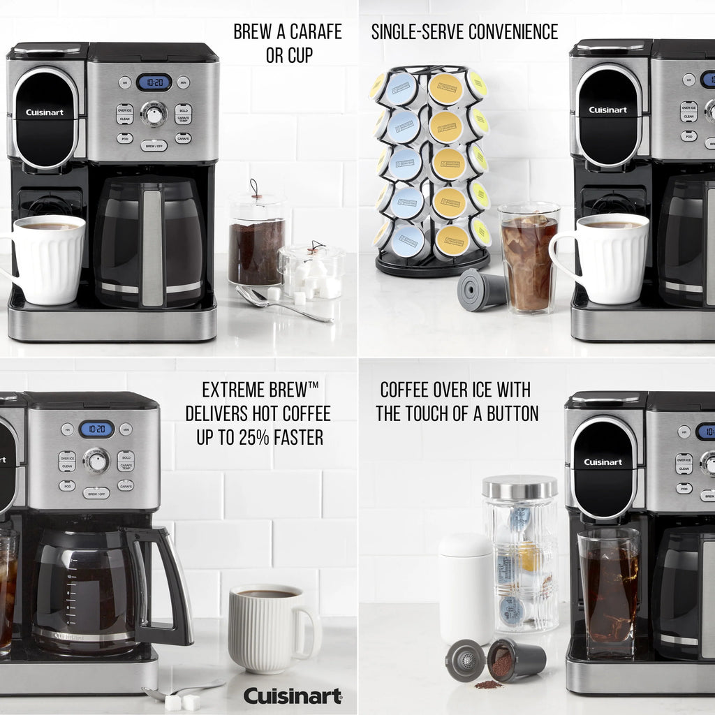 2-IN-1 Stainless Steel Coffeemaker K1766