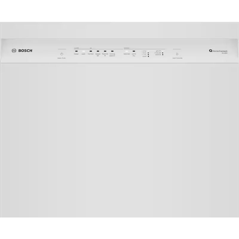 White Front Control Tall Tub Dishwasher with Stainless Steel Tub H447