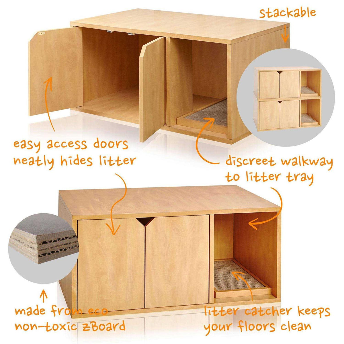Cat Litter Box Enclosure T657840