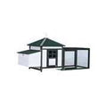 Wooden Chicken Coop Hen House & Rabbit Hutch C7921