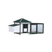 Wooden Chicken Coop Hen House & Rabbit Hutch C7921