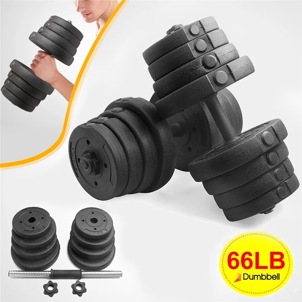 Adjustable Dumbbell Set Black R99636