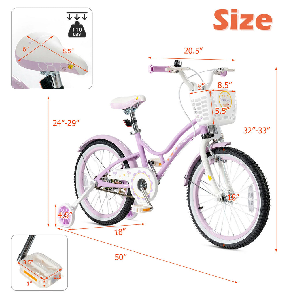 Kids Bike with Training Wheels W4133