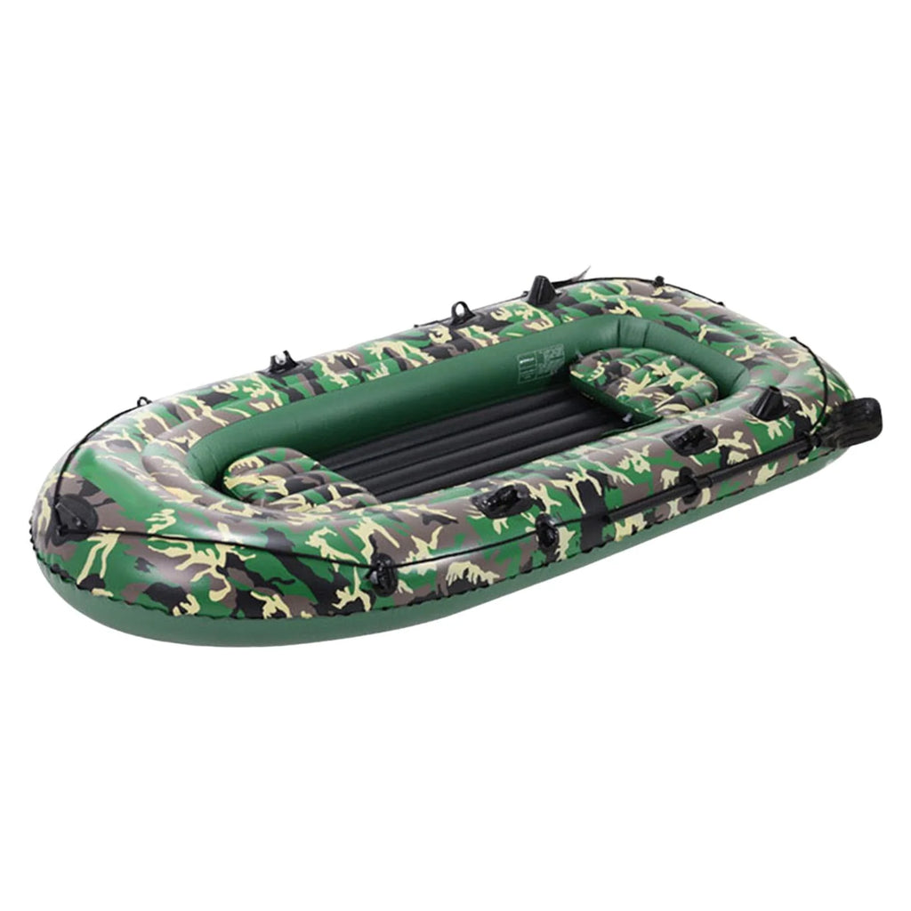 4 Person Inflatable Raft with Pump and Oars Q389681