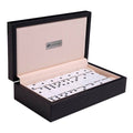 White Domino Set with Black Case B406