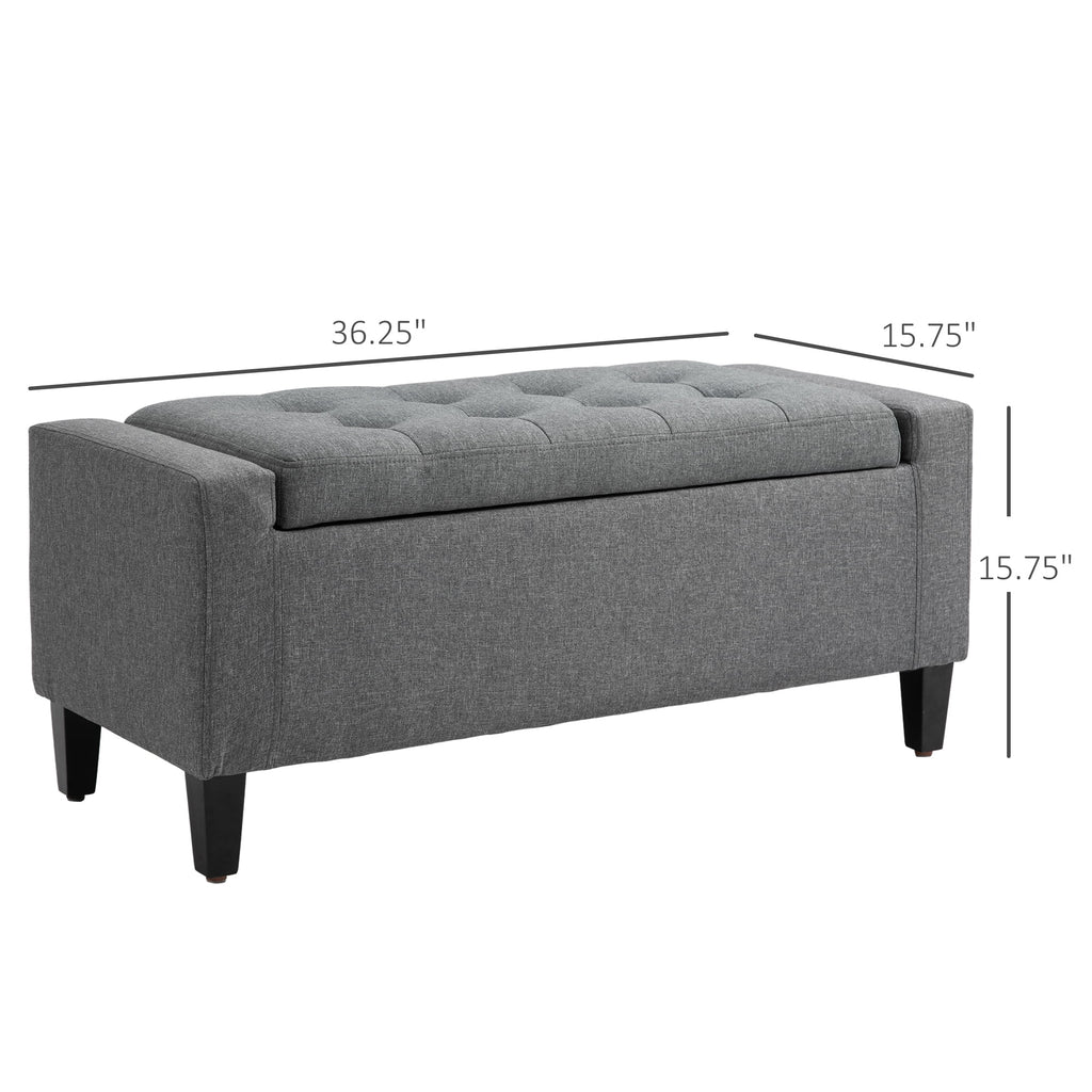 Linen Storage Ottoman Bench N1988