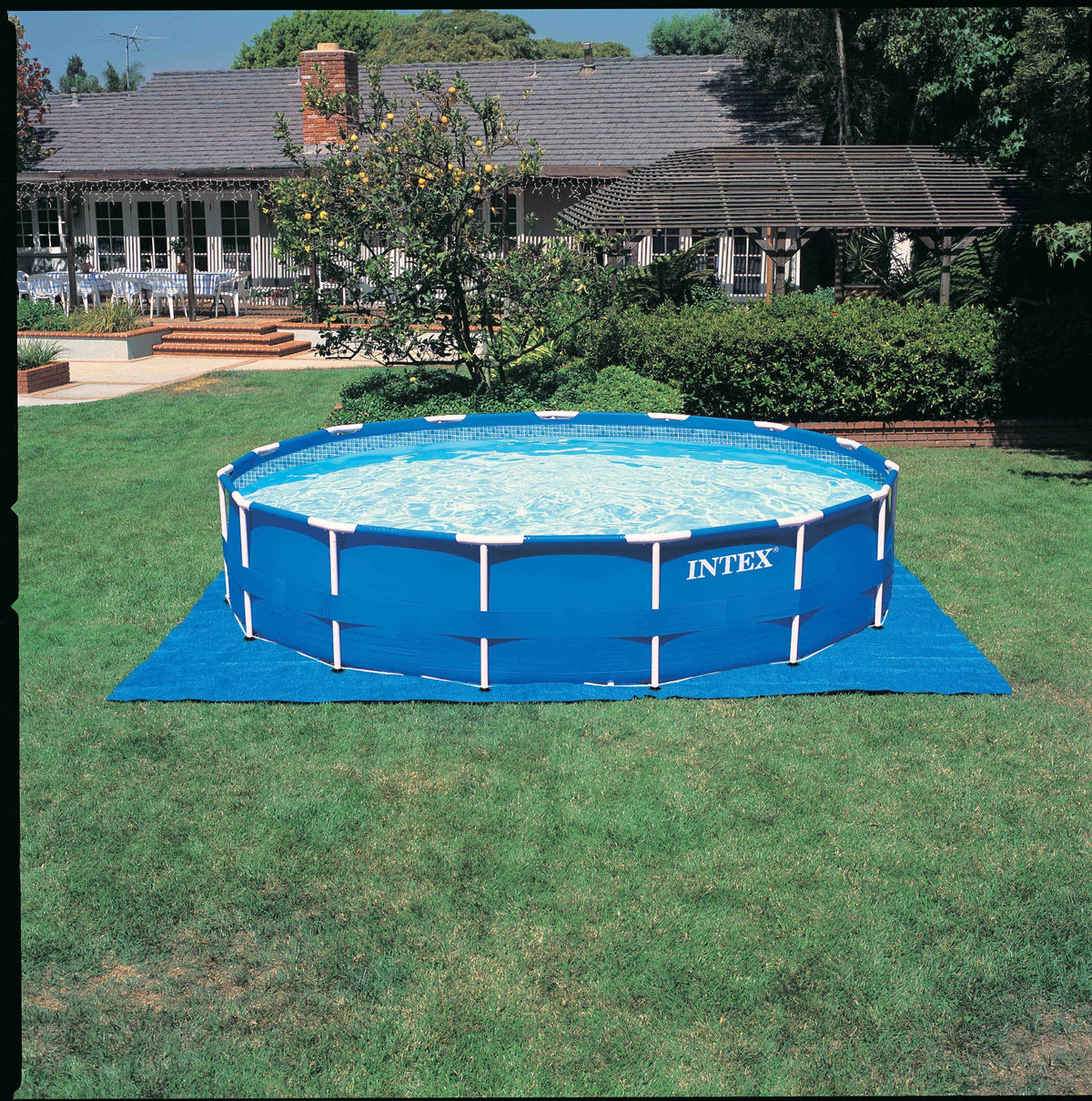 15' x 48 Metal Frame Above Ground Pool with Filter Pump N1653
