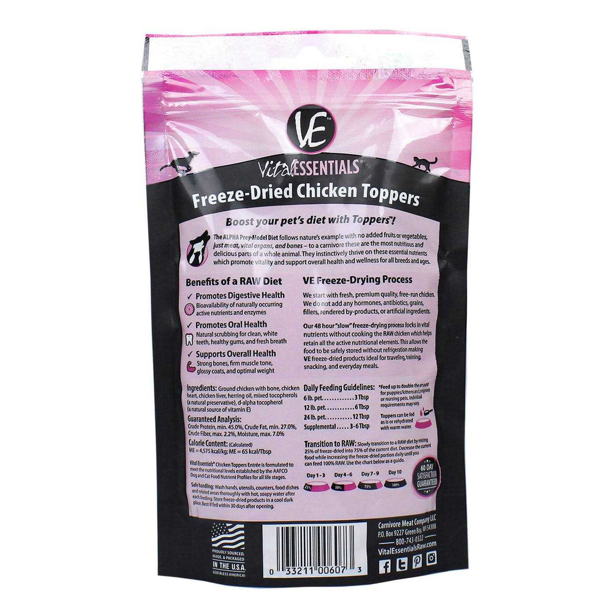 Freeze-Dried Raw Ground Chicken Topper O525097