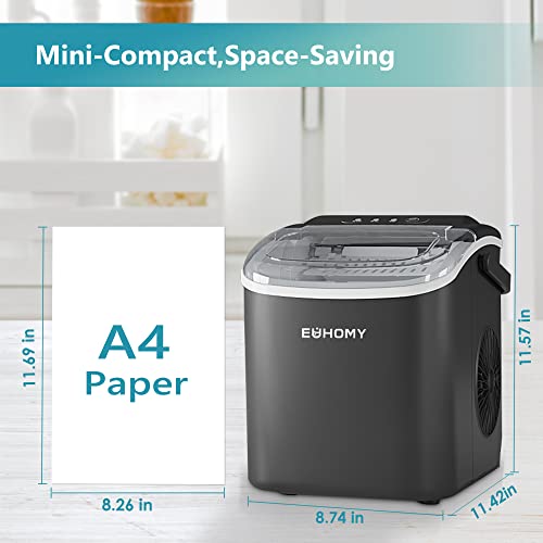 Portable Countertop Ice Maker with Basket and Scoop M9252