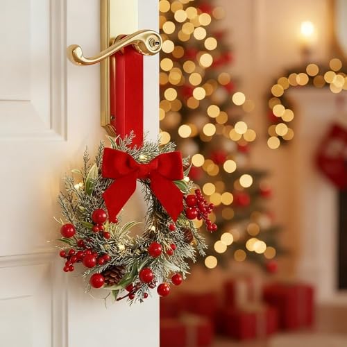 6" Mini Christmas Wreaths (4 Pc) L11836