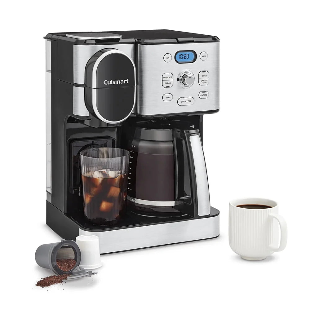 2-IN-1 Stainless Steel Coffeemaker K1766