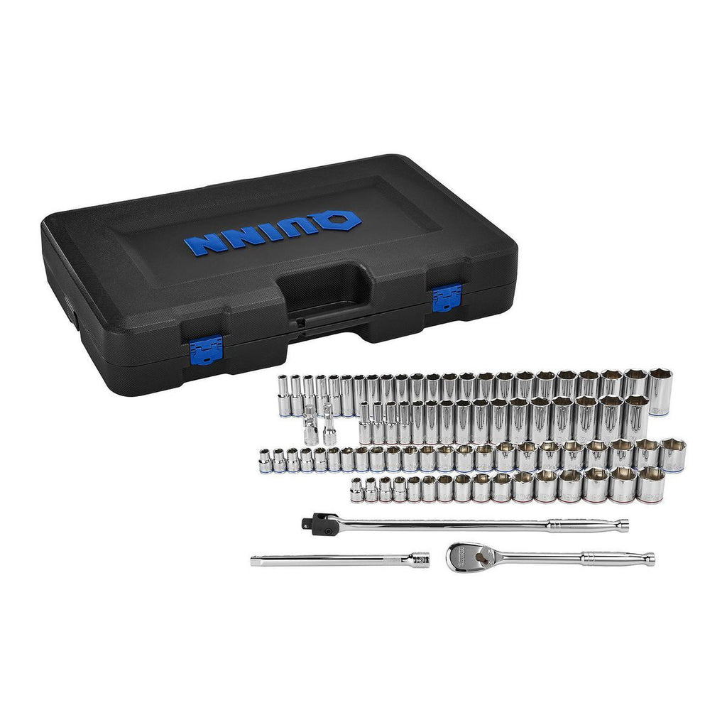 1/2 in. Drive SAE and Metric Socket Set, 83-Piece J755