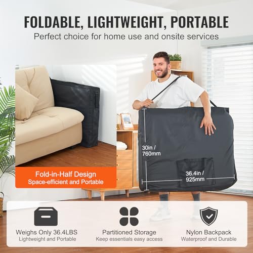 30" Wide Heavy Duty Folding Massage Table V1930