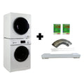 White Compact Washer and Dryer Stackable Set D869582