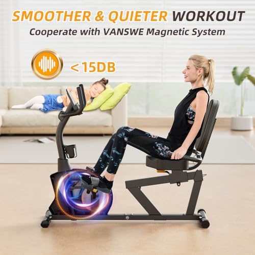 Recumbent Exercise Bike with Magnetic Resistance F854480