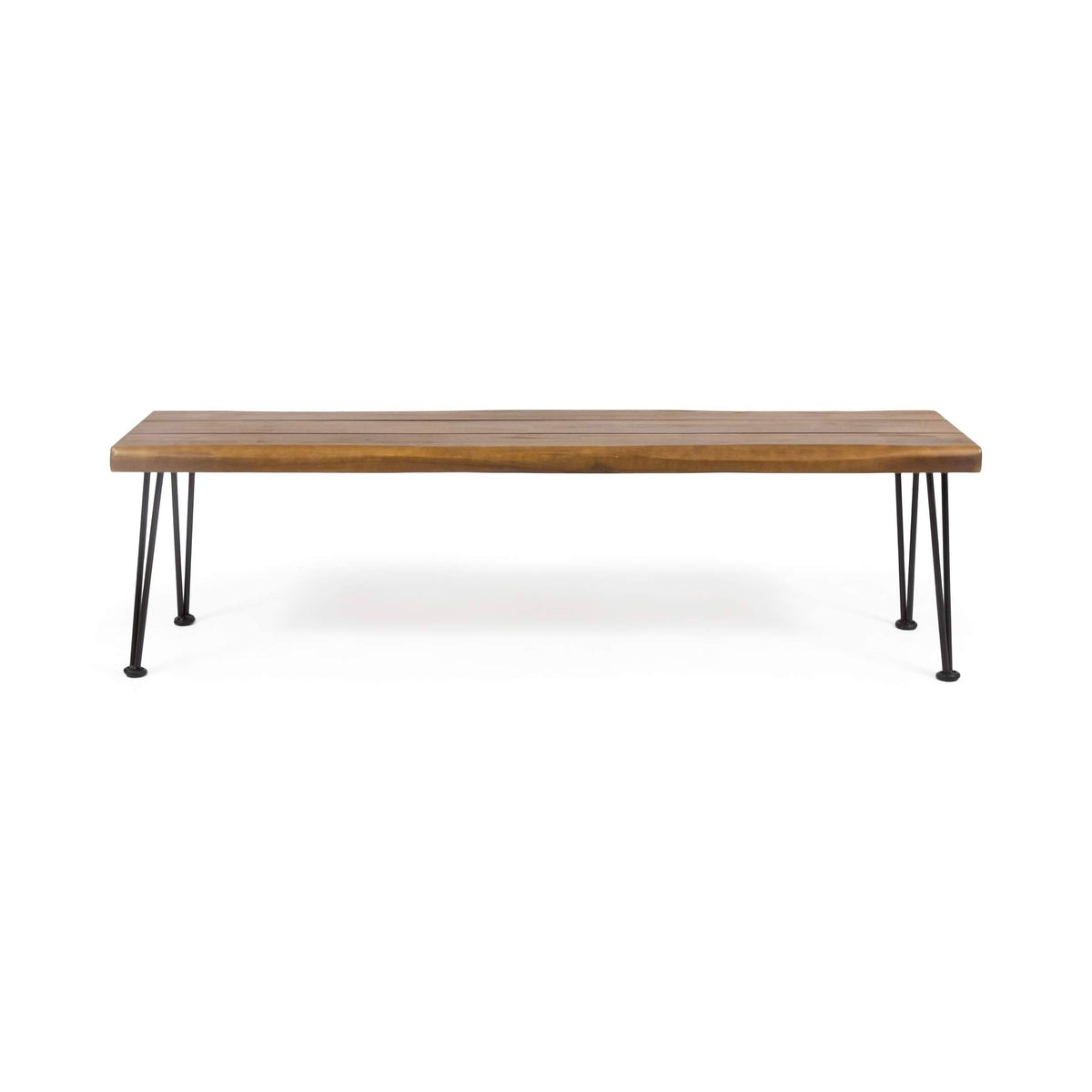 Acacia Wood Bench Hairpin Legs G915