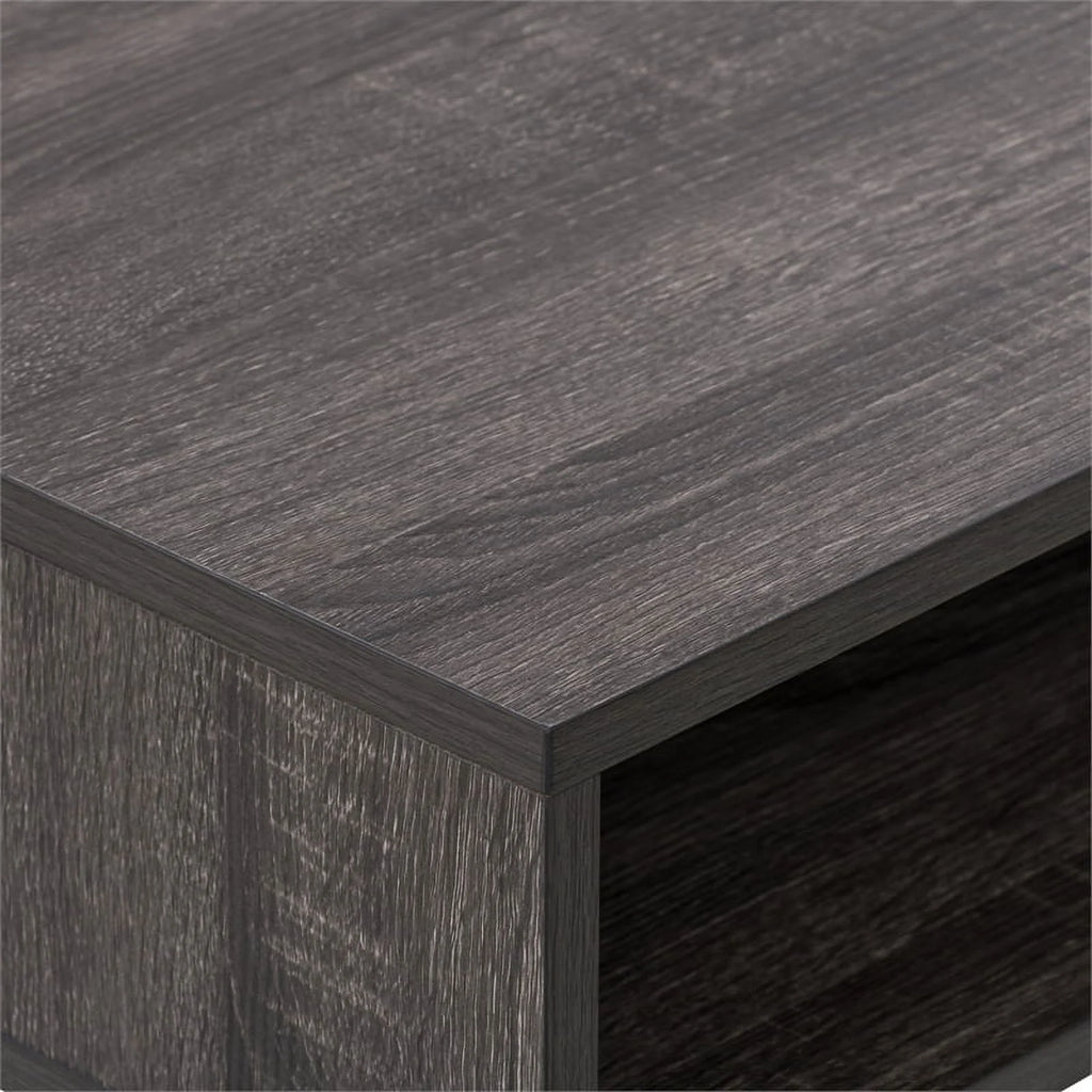 Modern Single Drawer Gray Wood Grain Finish Desk W549883