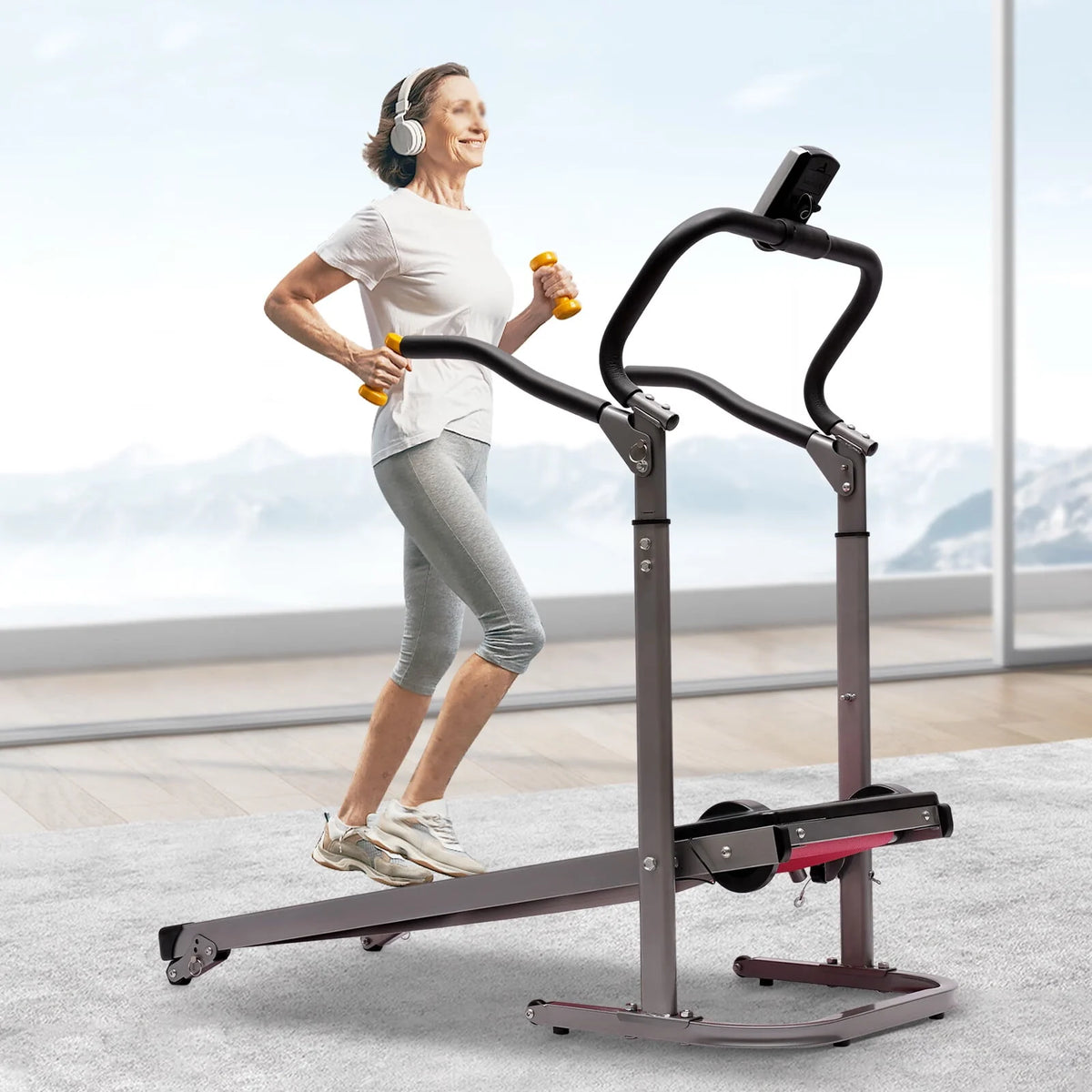 Pink Incline Folding Treadmill D84663