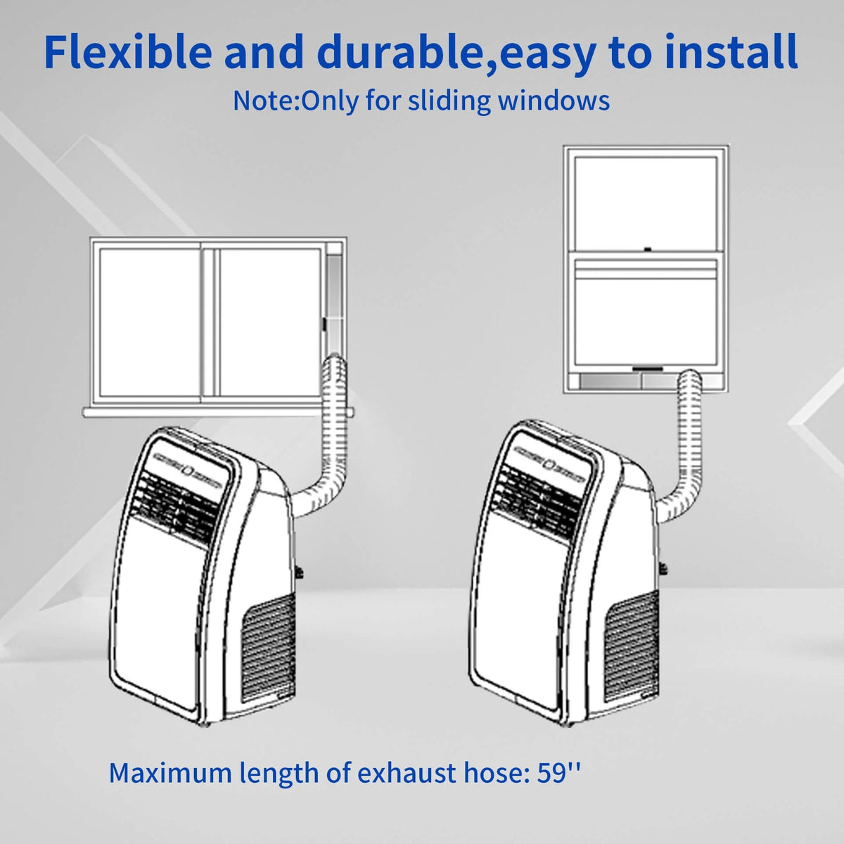 6400BTU 3-in-1 Portable Air Conditioner with Remote Control F2695