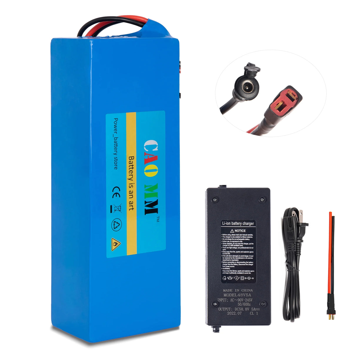 48V 10AH Lithium Ebike Battery with 5A Charger T817